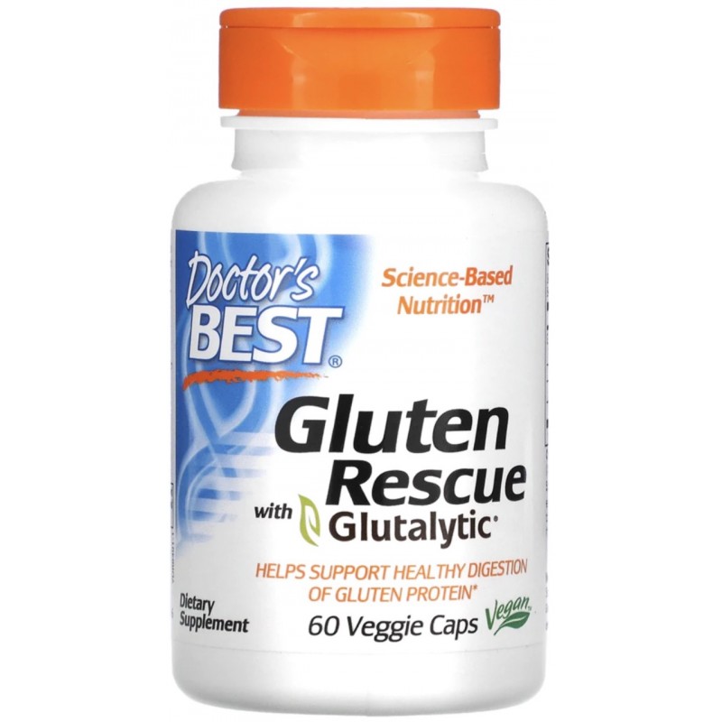 Gluten Rescue with Glutalytic 60 vegan kapslit